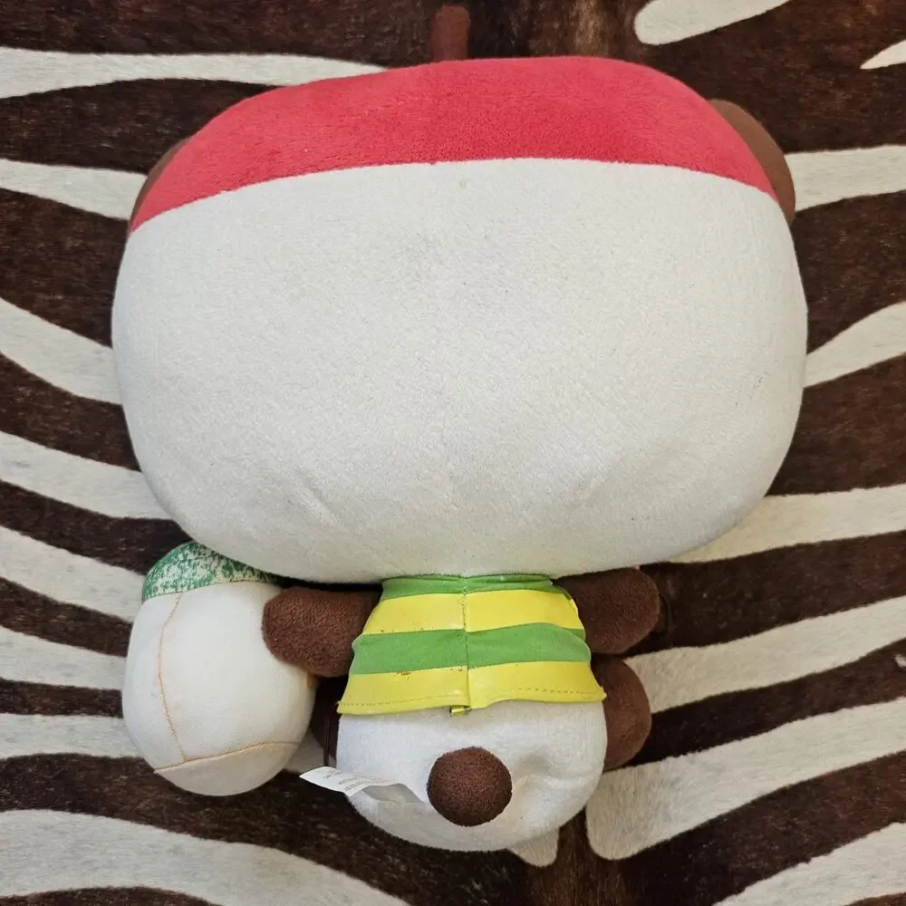 Vintage 2007 Sanrio Pandapple Panda Bear With Apple Jar & Spoon Plush - Picture 2 of 7